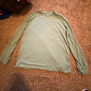 Olive Green Polo by Ralph Lauren Long Sleeve Shirt